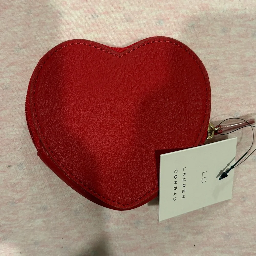 Lauren Conrad heart cake coin pouch